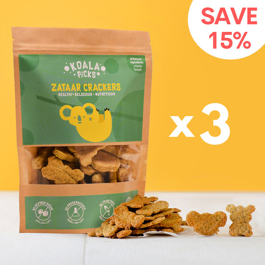 Zaatar Crackers x 3 Packs
